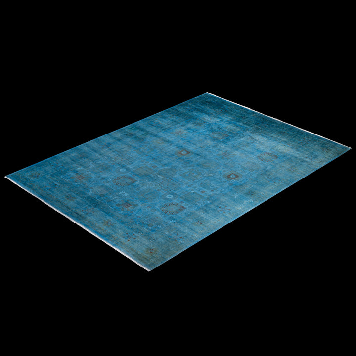 Color Reform, One-of-a-Kind Hand-Knotted Area Rug - Light Blue, 10' 1" x 14' 0" Default Title
