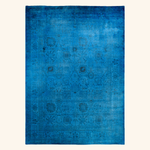 Color Reform, One-of-a-Kind Handmade Area Rug - Blue, 10' 0" x 14' 0" Default Title