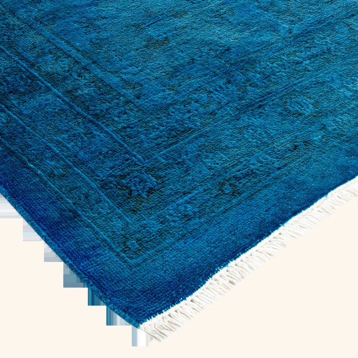 Color Reform, One-of-a-Kind Handmade Area Rug - Blue, 10' 0" x 14' 0" Default Title