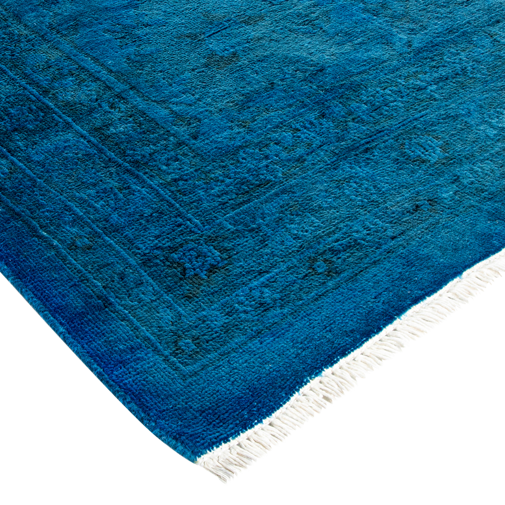 Color Reform, One-of-a-Kind Handmade Area Rug - Blue, 10' 0" x 14' 0" Default Title