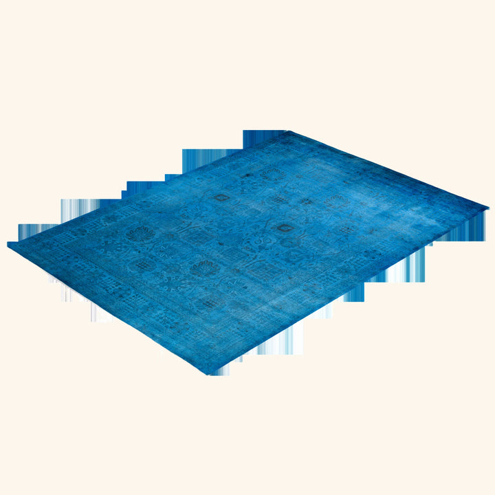 Color Reform, One-of-a-Kind Handmade Area Rug - Blue, 10' 0" x 14' 0" Default Title