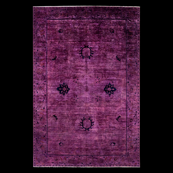Color Reform, One-of-a-Kind Handmade Area Rug - Purple, 17' 4" x 11' 7" Default Title