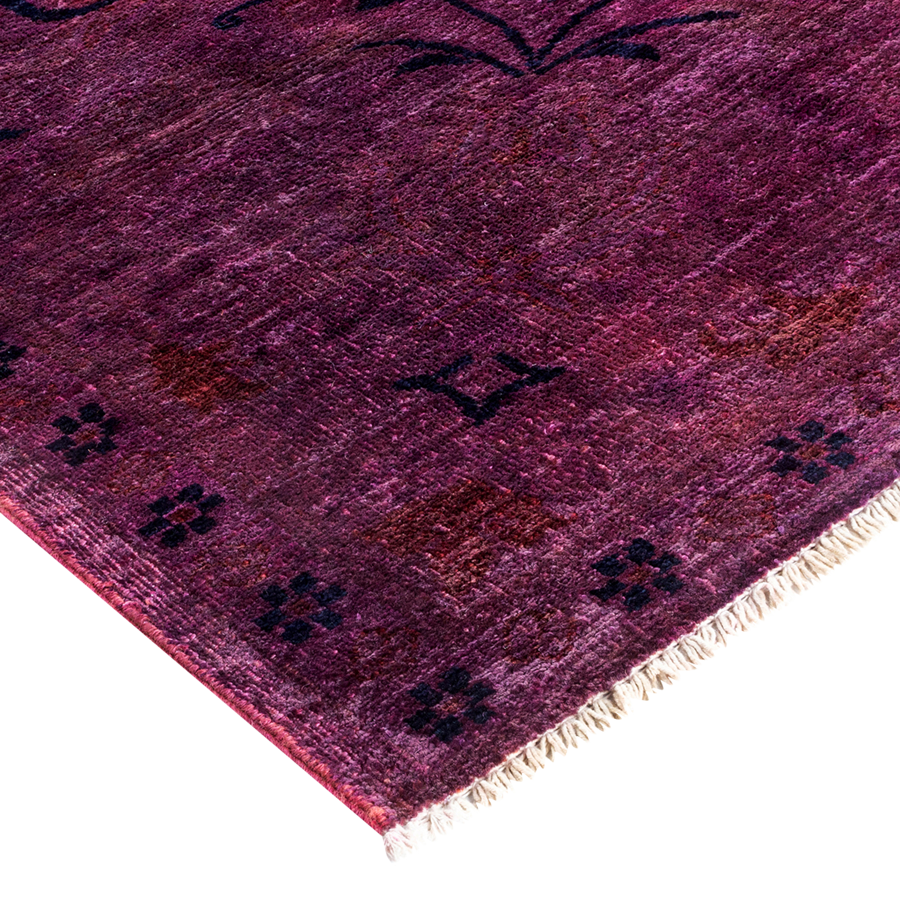 Color Reform, One-of-a-Kind Handmade Area Rug - Purple, 17' 4" x 11' 7" Default Title