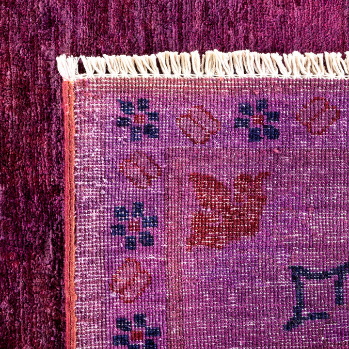 Color Reform, One-of-a-Kind Handmade Area Rug - Purple, 17' 4" x 11' 7" Default Title