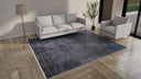 Blue Samsara Wool Rug - 8'2" x 9'10"