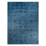 Color Reform, One-of-a-Kind Hand-Knotted Area Rug - Light Blue, 9' 1" x 12' 3" Default Title