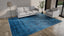 Blue Color Reform Overdyed Area Rug - 9'1" x 12'3"