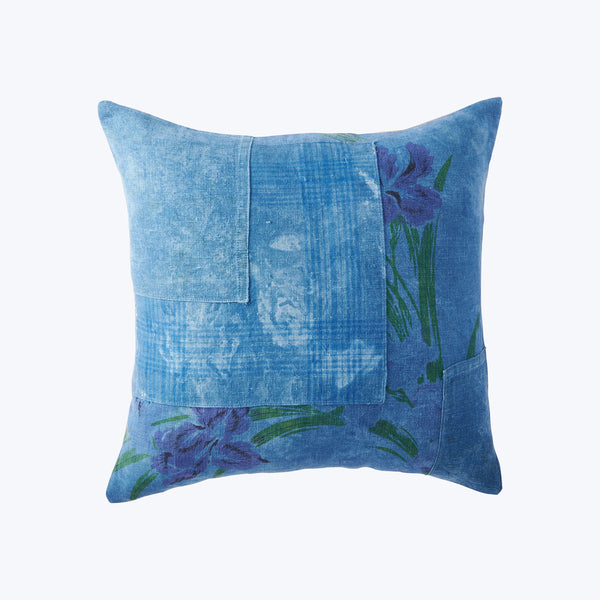 Prairie Patchwork Throw Pillow, Dusty Peony Default Title