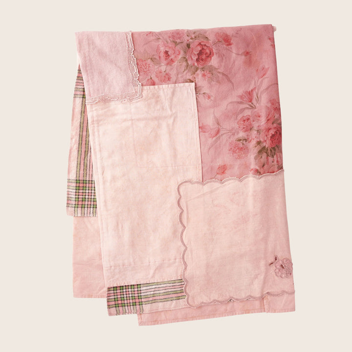 Prairie Patchwork Tablecloth, Dusty Peony Default Title