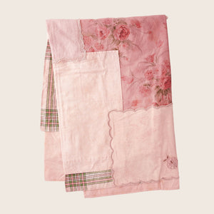 Prairie Patchwork Tablecloth, Dusty Peony Default Title