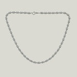 5.43 Ct Diamond Floret Line Necklace