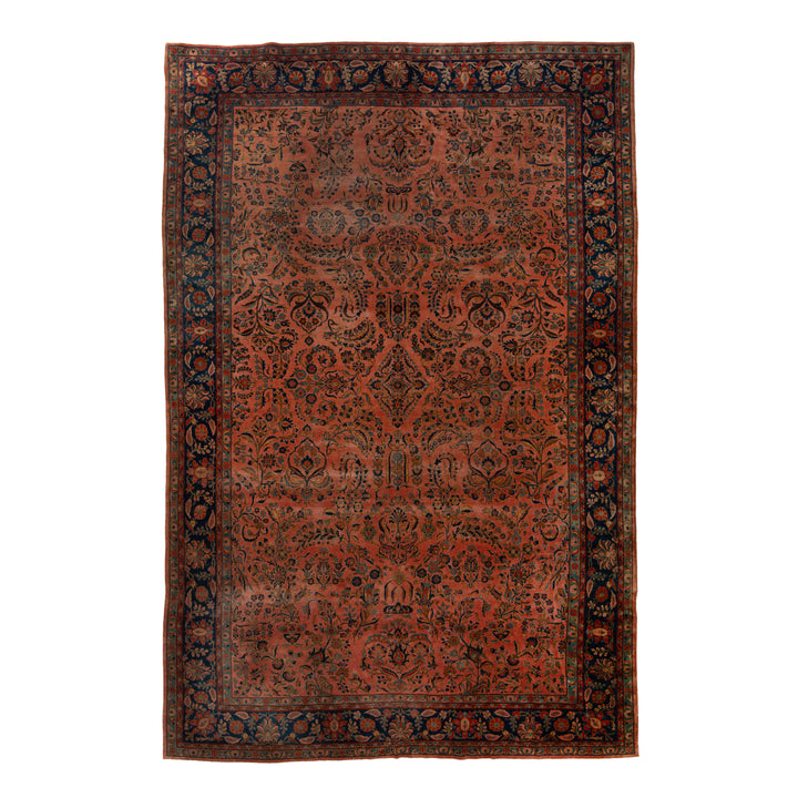 Antique Persian, American Kashan Rug - 10'10" x 16'1" Default Title