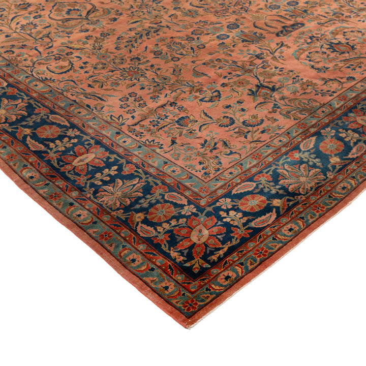 Antique Persian, American Kashan Rug - 10'10" x 16'1" Default Title