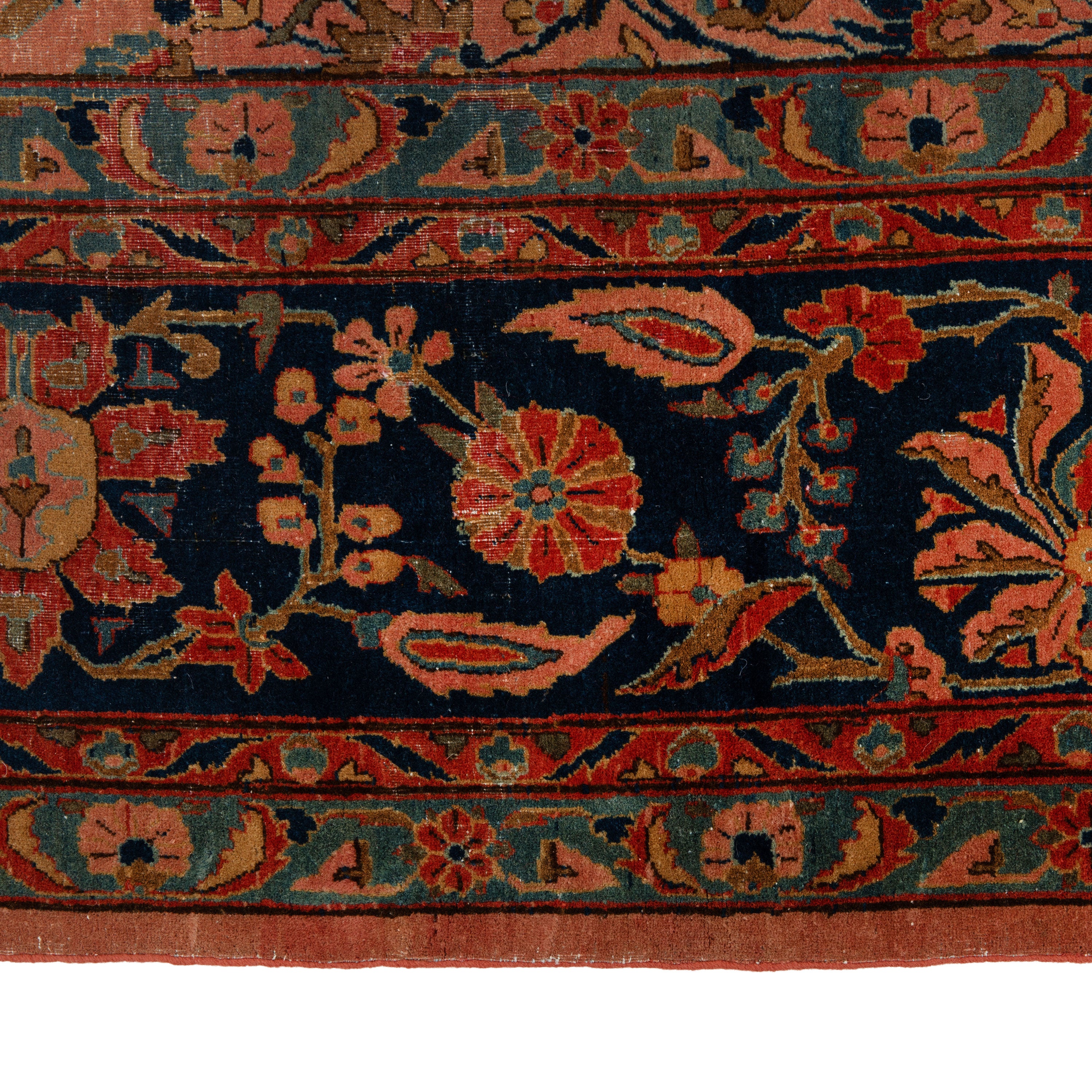 Antique Persian, American Kashan Rug - 10'10" x 16'1" Default Title
