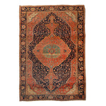 Antique Persian, Sarouk Farahan Rug - 6'10" x 9'11" Default Title