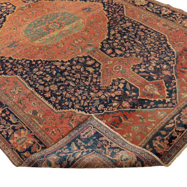 Antique Persian, Sarouk Farahan Rug - 6'10" x 9'11" Default Title
