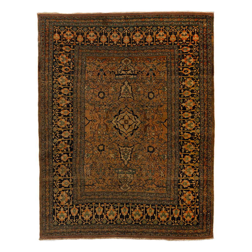 Antique Persian, Sarouk Rug - 4'7" x 5'7" Default Title