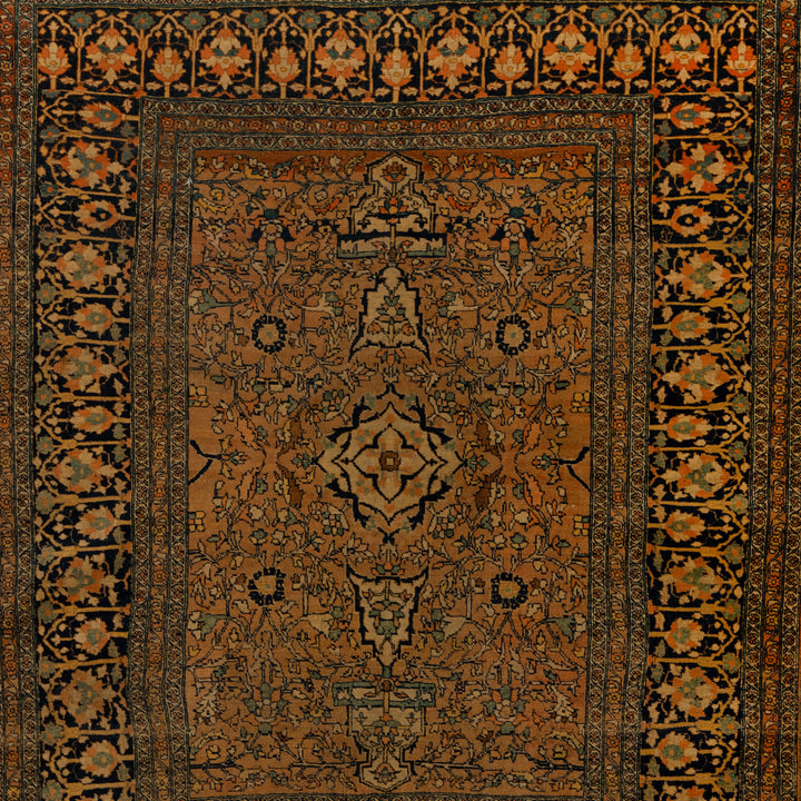 Antique Persian, Sarouk Rug - 4'7" x 5'7" Default Title