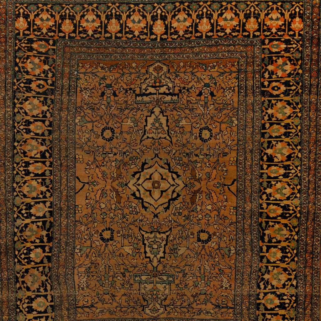 Antique Persian, Sarouk Rug - 4'7" x 5'7" Default Title