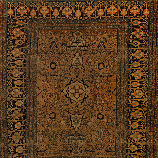 Antique Persian, Sarouk Rug - 4'7" x 5'7" Default Title