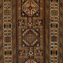 Brown Antique Tribal Shirvan Rug - 3'5" x 5'11"