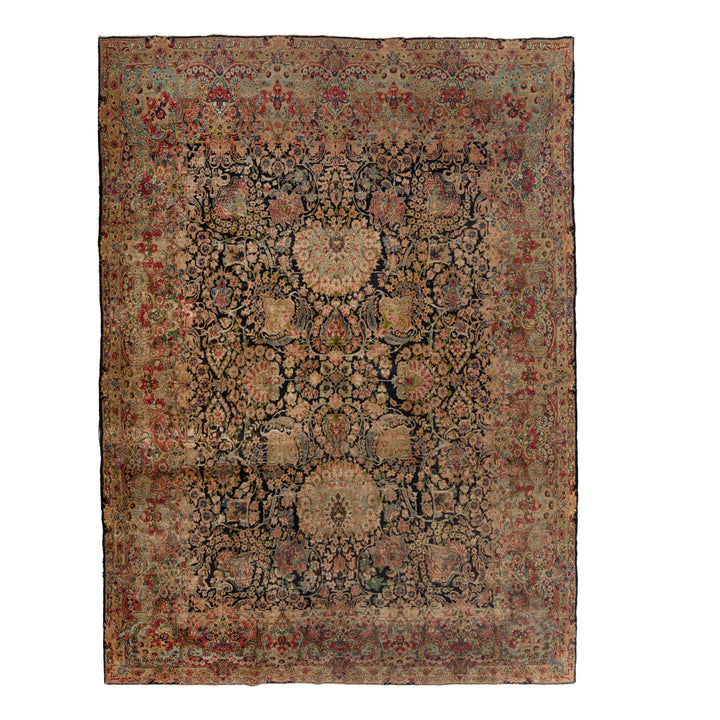 Antique Persian, Kerman Rug - 8'2" x 10'2" Default Title