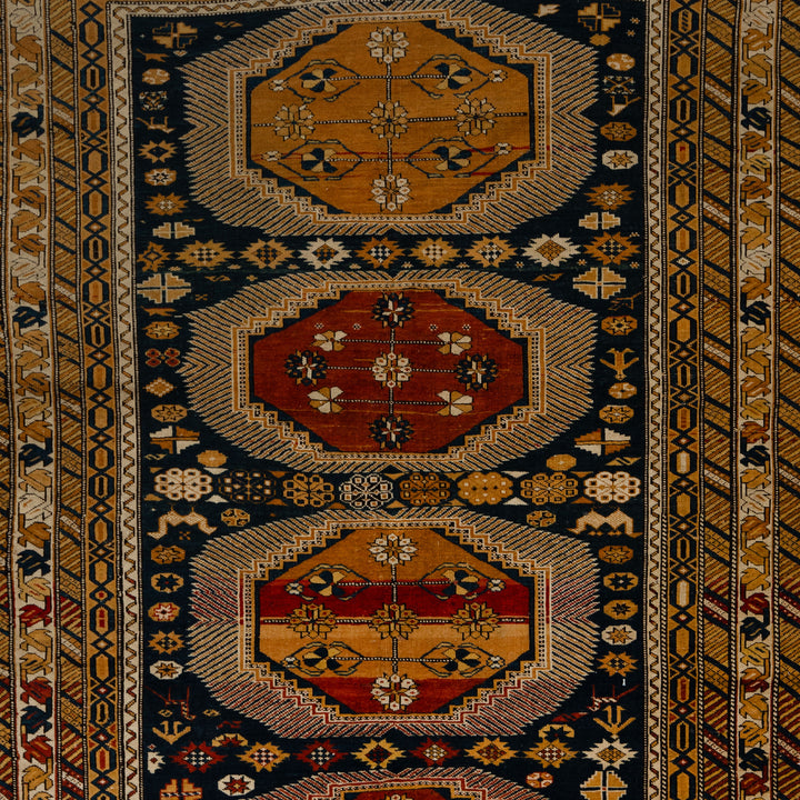 Antique Persian, Shirvan Rug - 4'1" x 5'1' Default Title