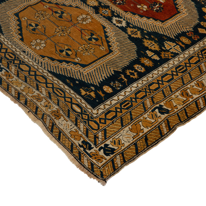 Antique Persian, Shirvan Rug - 4'1" x 5'1' Default Title