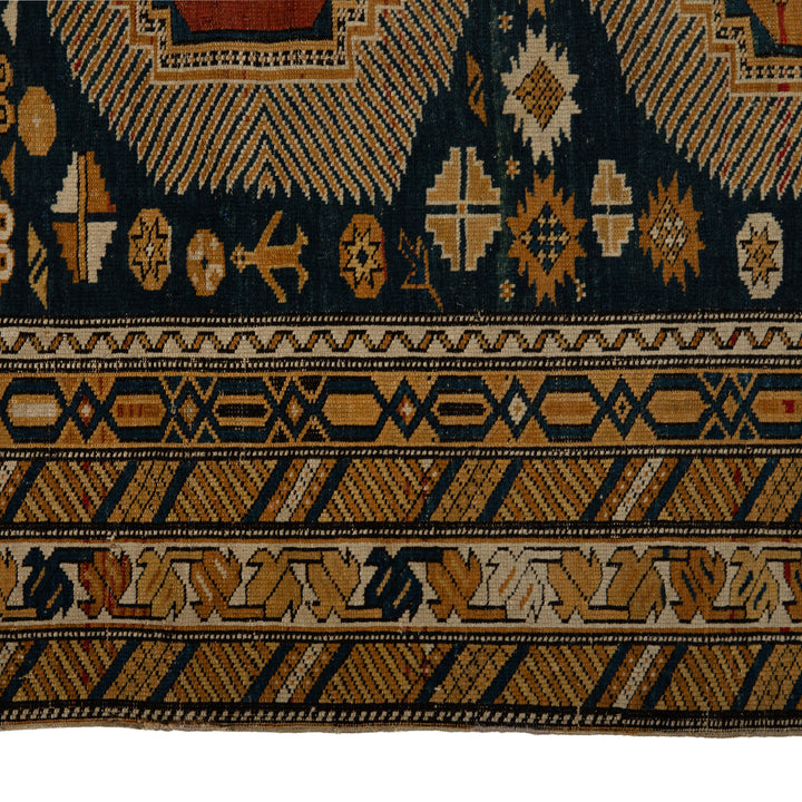 Antique Persian, Shirvan Rug - 4'1" x 5'1' Default Title