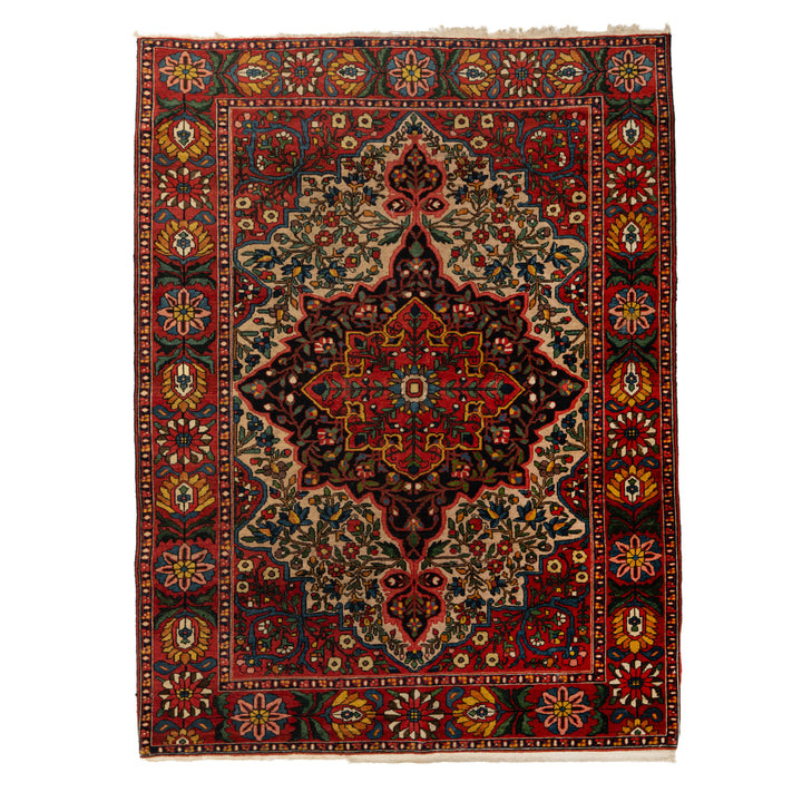 Antique Persian, Bakhtiari Rug - 5'3" x 6'10" Default Title