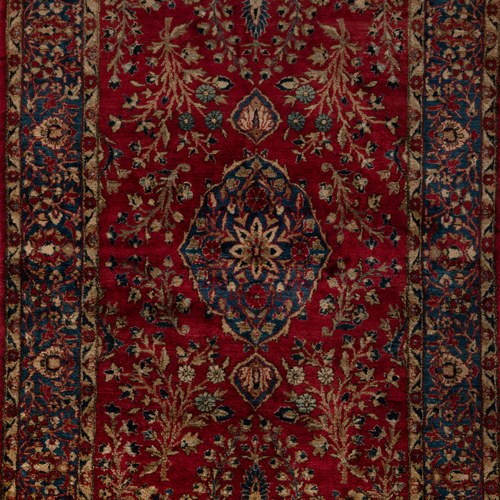 Antique Persian, Silk Kashan Rug - 3' x 5' Default Title