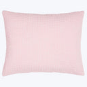 Vivada Woven Coverlet & Sham, Blush Pillow Sham / Standard