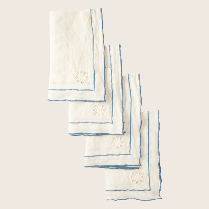 Day for Night Napkins Ink on Cream