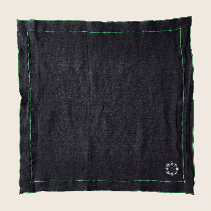 Day for Night Napkins Clover on Slate
