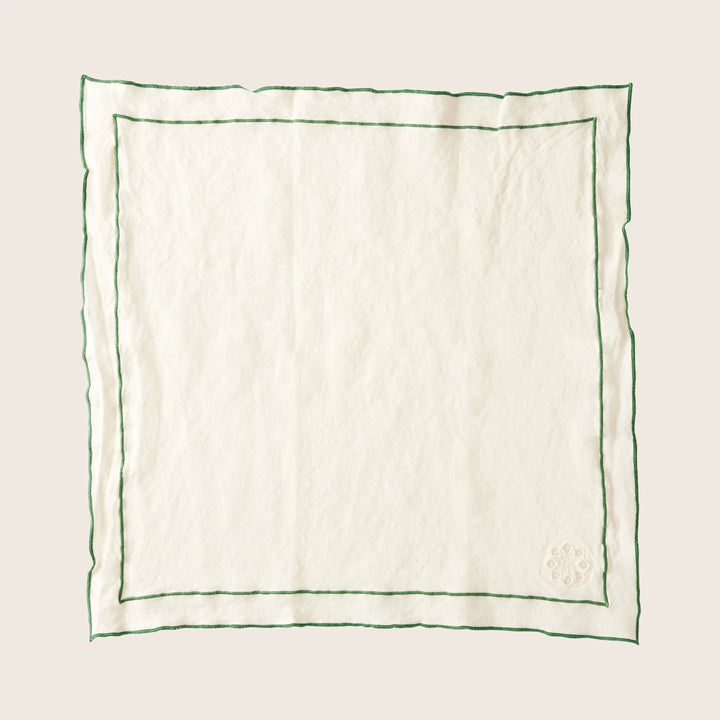 Day for Night Napkins Clover on Cream