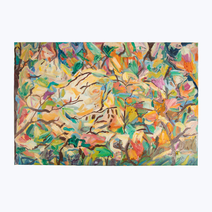 Lover in the Garden Chair, Painting