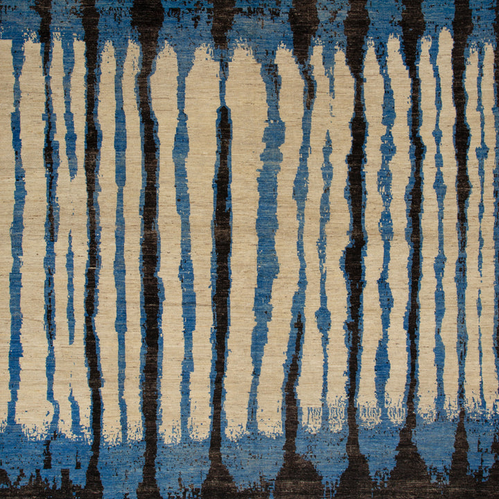 Zameen Patterned Modern Wool Rug - 12'3" x 15'3" Default Title