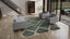 Blue Zameen Transitional Wool Rug - 9'3" x 12'2"