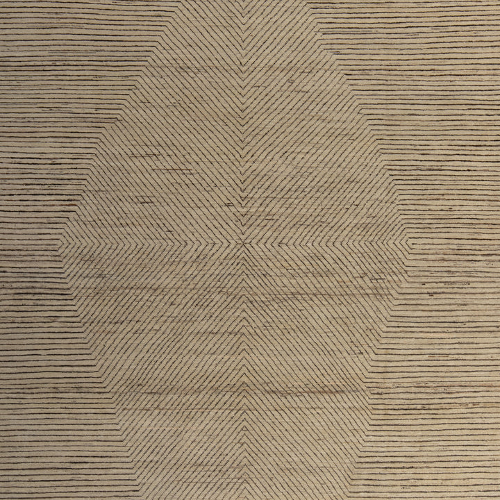 Zameen Patterned Modern Wool Rug - 7'9" x 11'2" Default Title