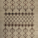 Zameen Patterned Modern Wool Rug - 8'11" x 9'10" Default Title