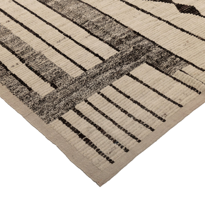 Zameen Patterned Modern Wool Rug - 10'8" x 13'10" Default Title