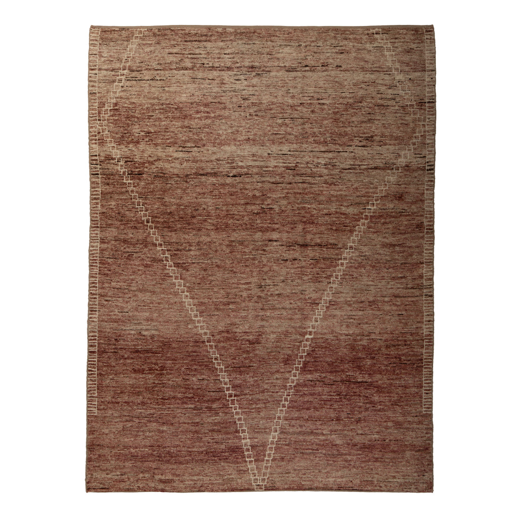 Zameen Patterned Modern Wool Rug - 7'6" x 10" Default Title