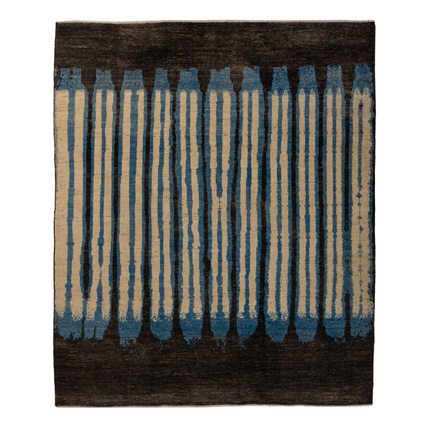 Zameen Patterned Modern Wool Rug - 8'7" x 9'7" Default Title