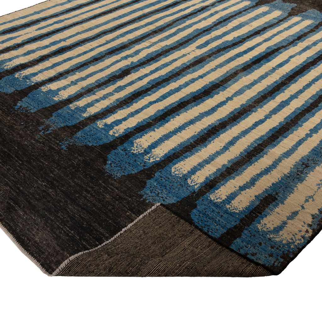 Zameen Patterned Modern Wool Rug - 8'7" x 9'7" Default Title