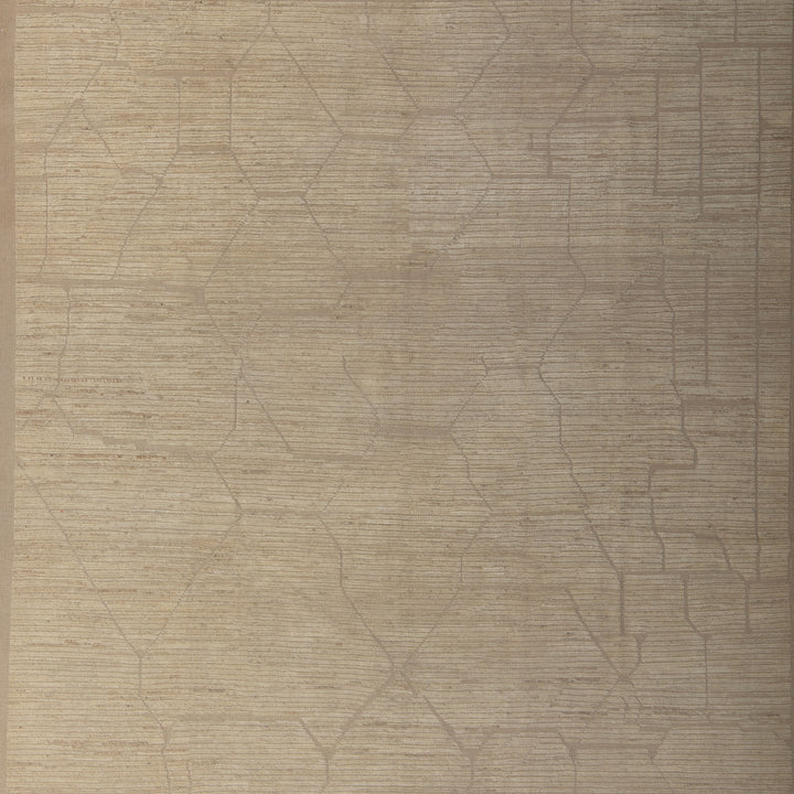 Zameen Patterned Modern Wool Rug - 8'7" x 10'1" Default Title