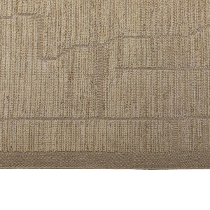 Zameen Patterned Modern Wool Rug - 8'7" x 10'1" Default Title