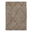 Zameen Brown Geometric Modern Wool Rug - 10'4" x 14'2" Default Title