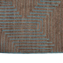 Zameen Patterned Modern Wool Rug - 6'5" x 9'3" Default Title