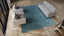 Blue Zameen Transitional Wool Rug - 9'3" x 12'