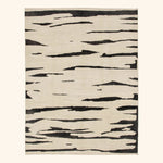 Zameen Multi Abstract Modern Wool Rug - 9'5" x 11'11" Default Title